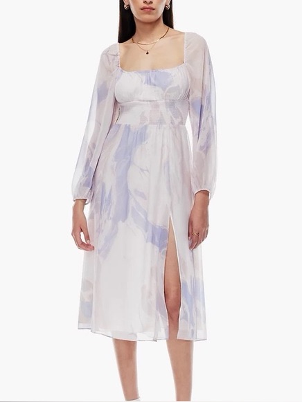 Aritzia Bella Slit Dress, Size Xs